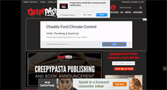 Desktop Screenshot of creepypasta.com