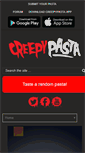 Mobile Screenshot of creepypasta.com